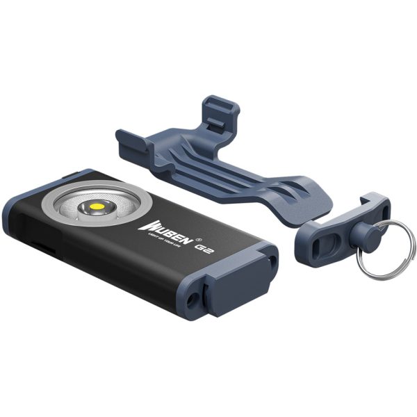 WUBEN G2 Rechargeable Keychain Light USB-C Black