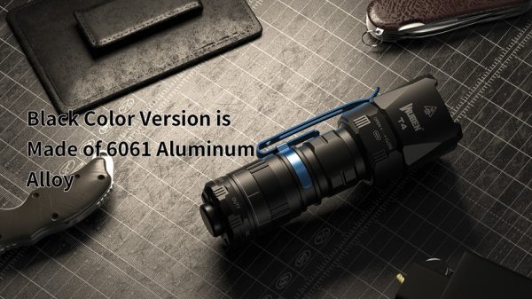 WUBEN T4 Tactical Flashlight 850 Lumens Rechargeable Black