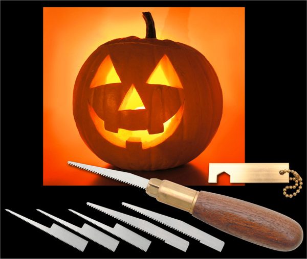 Warren Cutlery Pro Pumpkin Carving Tool Set with High Carbon Steel Blades