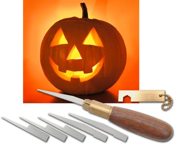 Warren Cutlery Pro Pumpkin Carving Tool Set with High Carbon Steel Blades