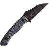 Wachtman Kliff Fixed Blade Black Wharncliffe 2.75" w/ Sheath