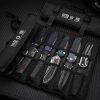 We Knife Co Ltd Black Nylon Knife Roll Holds 10 Folding Knives