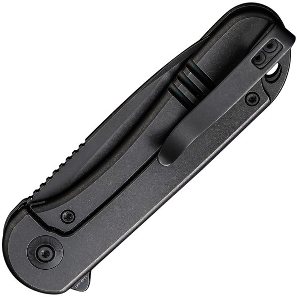 We Knife Co Ltd Elementum Framelock Black 3" CPM-20CV Folding Knife