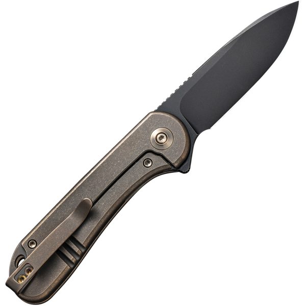 We Knife Co Ltd Elementum Framelock 3" CPM-20CV Bronze Titanium Folding Knife