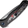 We Knife Co Ltd Kitefin Button Lock Folding Knife Damasteel Nebula
