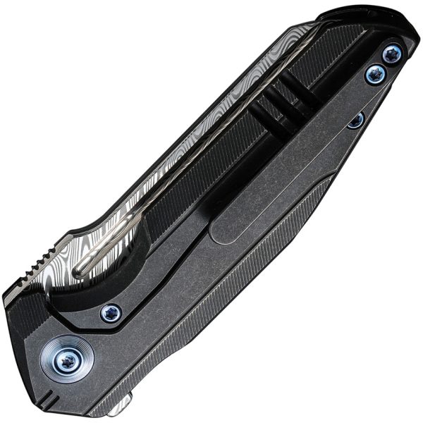 We Knife Co Ltd StarHawk Framelock Damascus Folding Knife