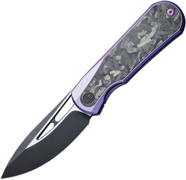 We Knife Co Ltd Baloo Mystery Box Folding Knife Purple Titanium CPM-20CV