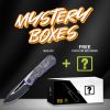 We Knife Co Ltd Baloo Mystery Box Folding Knife Purple Titanium CPM-20CV