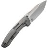 We Knife Co Ltd Trogon Framelock Gray Folding Knife 3.25" CPM-20CV Tanto