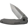 We Knife Co Ltd Trogon Framelock Gray Folding Knife 3.25" CPM-20CV Tanto