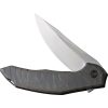 We Knife Co Ltd Merata Framelock Tiger Ti Folding Knife 3.75" CPM-20CV