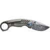 WE22013DS1_add_02 We Knife Co Ltd Envisage Framelock Damascus Folding Knife 2.38" Gray Titanium