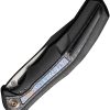 We Knife Co Ltd Zonda Framelock Flame 4" Black Folding Knife