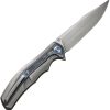 We Knife Co Ltd Zonda Framelock 4" CPM-20CV Marble CF Folding Knife