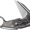We Knife Co Ltd Yardbird Button Lock Folding Knife 2.38" CPM-20CV Titanium