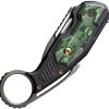 We Knife Co Ltd Yardbird Button Lock Folding Knife 2.38" CPM-20CV Black