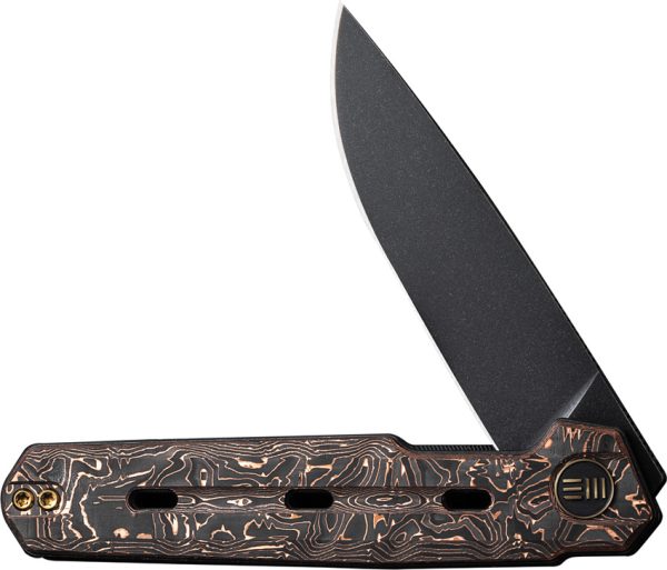 We Knife Co Ltd Navo Linerlock Folding Knife 3.25" CPM-20CV Copper Foil
