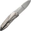 We Knife Co Ltd Framelock Folding Knife 3.88" CPM-20CV Blade Titanium Handle