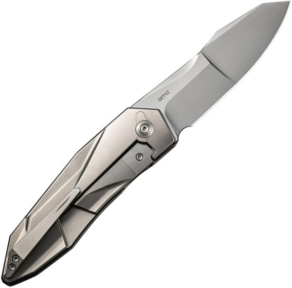 We Knife Co Ltd Framelock Folding Knife 3.88" CPM-20CV Blade Titanium Handle