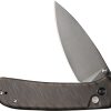 We Knife Co Ltd Qubit Button Lock Folding Knife 3.25" CPM-20CV Flame