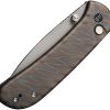 We Knife Co Ltd Qubit Button Lock Folding Knife 3.25" CPM-20CV Flame