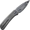 We Knife Co Ltd Qubit Button Lock Damasteel Folding Knife 3.25"