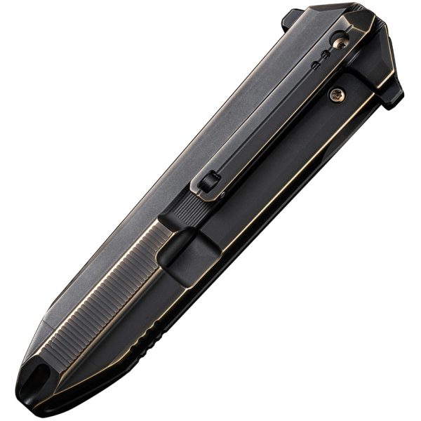 We Knife Co Ltd Diatomic Framelock Folding Knife CPM-20CV 3.75in Black Stonewash