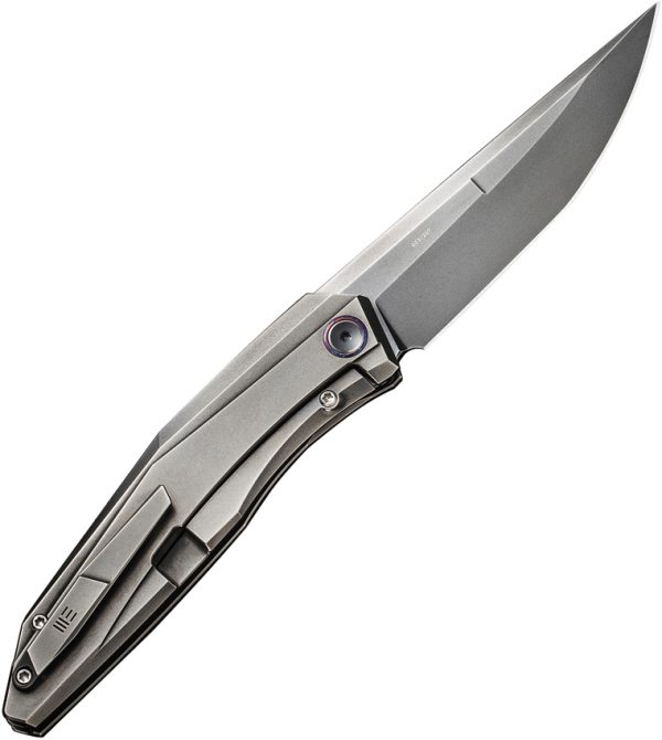 We Knife Co Ltd Cybernetic Framelock Gray 4" CPM-20CV Folding Knife