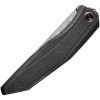 We Knife Co Ltd Cybernetic Framelock 4" Damascus Blade Black Titanium Folding Knife