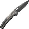We Knife Co Ltd Exciton Button Lock Folding Knife 3.63" CPM-20CV Titanium Gray