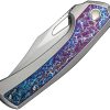 We Knife Co Ltd Nefaris Framelock Flame 3.5" CPM-20CV Folding Knife