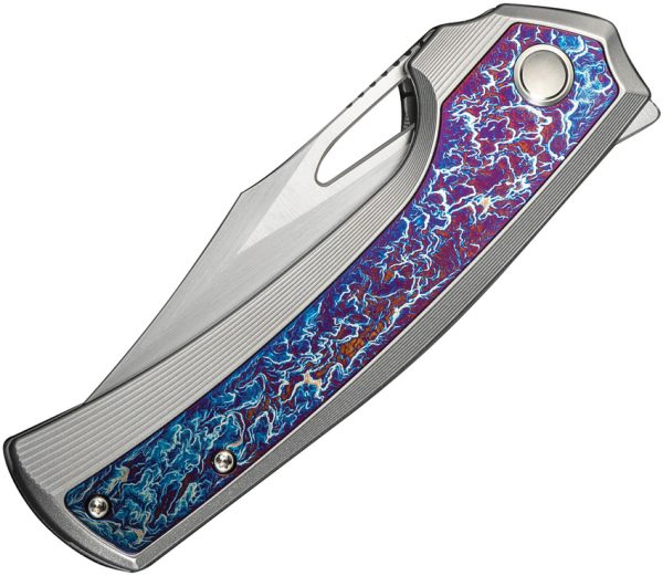We Knife Co Ltd Nefaris Framelock Flame 3.5" CPM-20CV Folding Knife