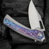We Knife Co Ltd Nefaris Framelock Flame 3.5" CPM-20CV Folding Knife