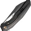 We Knife Co Ltd Ignio Framelock Black Stonewash CPM-20CV Folding Knife