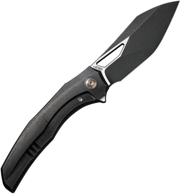 We Knife Co Ltd Ignio Framelock Black Stonewash CPM-20CV Folding Knife