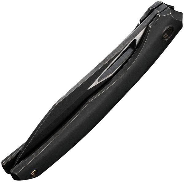 We Knife Co Ltd Ignio Framelock Black Stonewash CPM-20CV Folding Knife