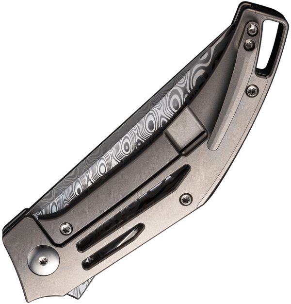 We Knife Co Ltd Speedliner Linerlock Damascus Folding Knife