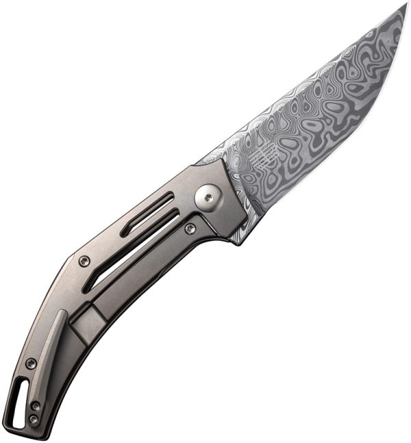 We Knife Co Ltd Speedliner Linerlock Damascus Folding Knife