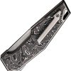 We Knife Co Ltd OAO Framelock Folding Knife 3.5" CPM-20CV Black Titanium