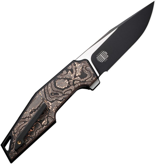 We Knife Co Ltd OAO Framelock Folding Knife 3.5" CPM-20CV Black