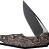 We Knife Co Ltd OAO Framelock Folding Knife 3.5" CPM-20CV Black