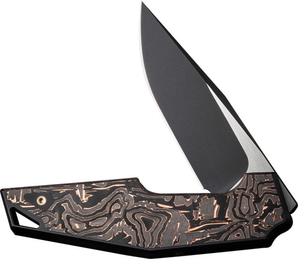 We Knife Co Ltd OAO Framelock Folding Knife 3.5" CPM-20CV Black