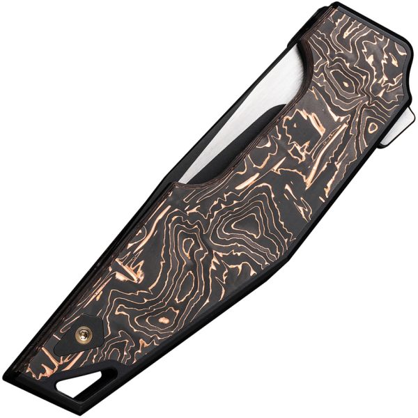 We Knife Co Ltd OAO Framelock Folding Knife 3.5" CPM-20CV Black
