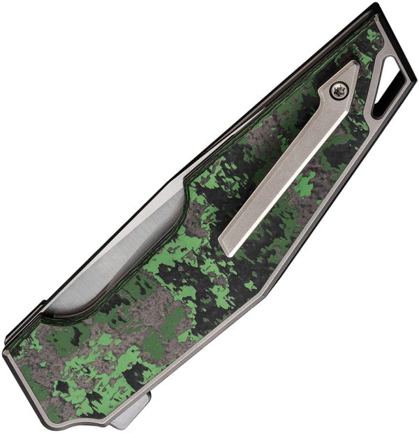 We Knife Co OAO Framelock Folding Knife CPM-20CV 3.5" Blade