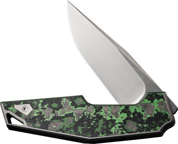 We Knife Co OAO Framelock Folding Knife CPM-20CV 3.5" Blade