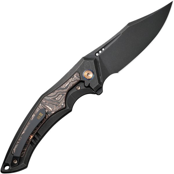 We Knife Co Ltd Orpheus Framelock Black CPM-20CV 3.5" Folding Knife