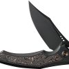 We Knife Co Ltd Orpheus Framelock Black CPM-20CV 3.5" Folding Knife