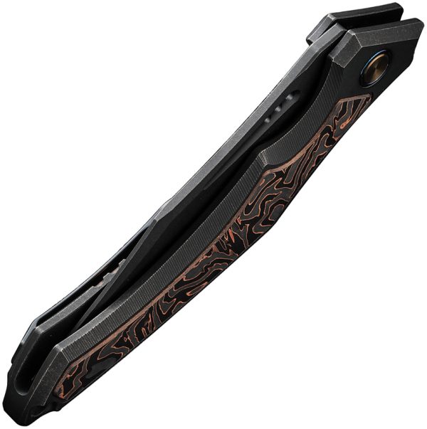 We Knife Co Ltd Orpheus Framelock Black CPM-20CV 3.5" Folding Knife