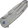 We Knife Co Ltd Starlash Flip Press Lock Gray Folding Knife