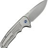 We Knife Co Ltd Starlash Flip Press Lock Gray Folding Knife